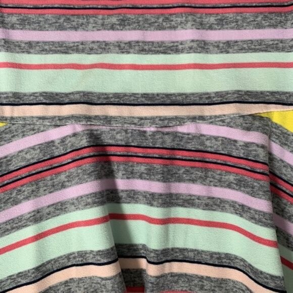 Epic Threads Dress Baby Girls 3T Kids Gray Purple Fit and Flare Striped Casual - Picture 7 of 9